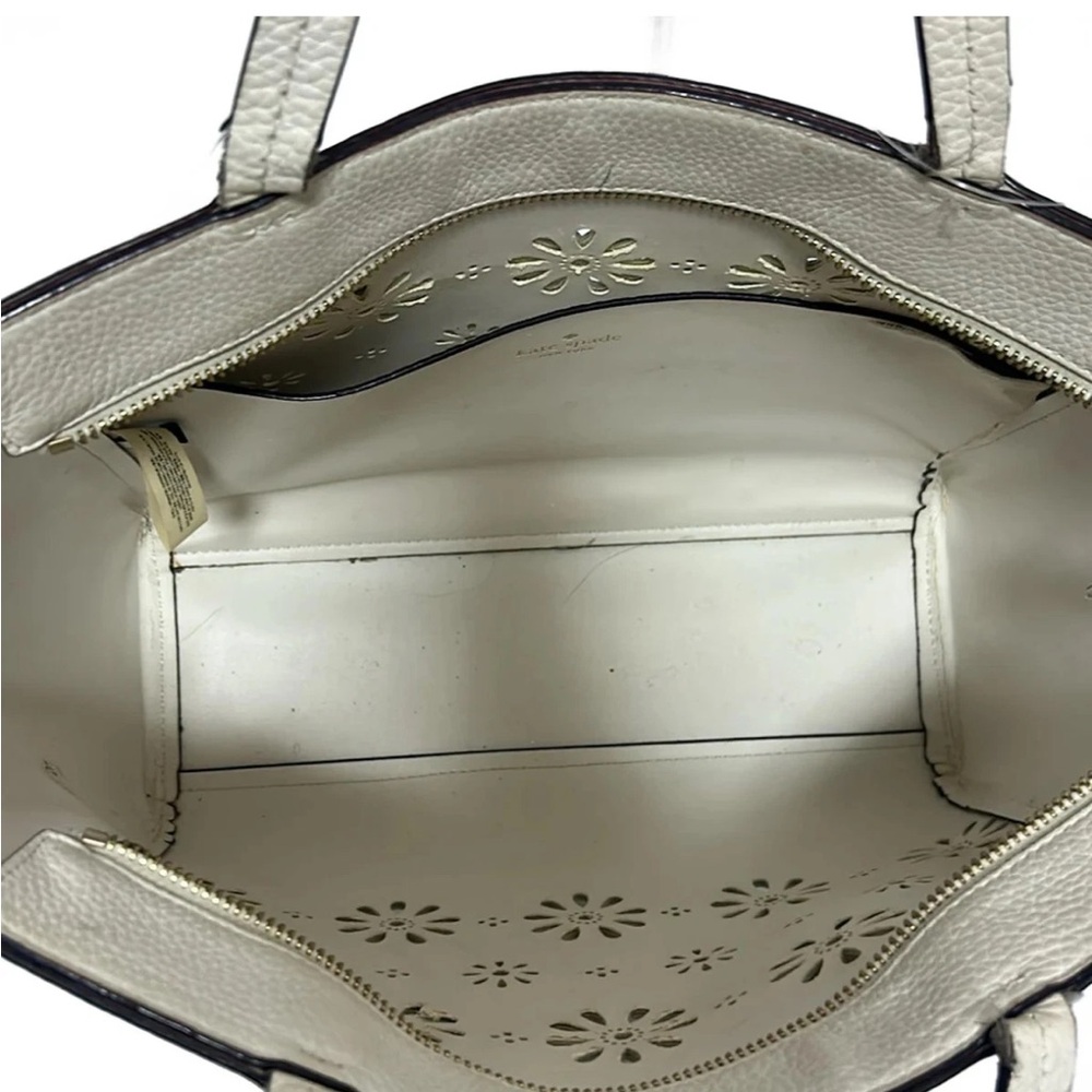 Kate Spade Elizabeth Faye Mint Splash Tote with Cross Body Shoulder Strap - Picture 11 of 14